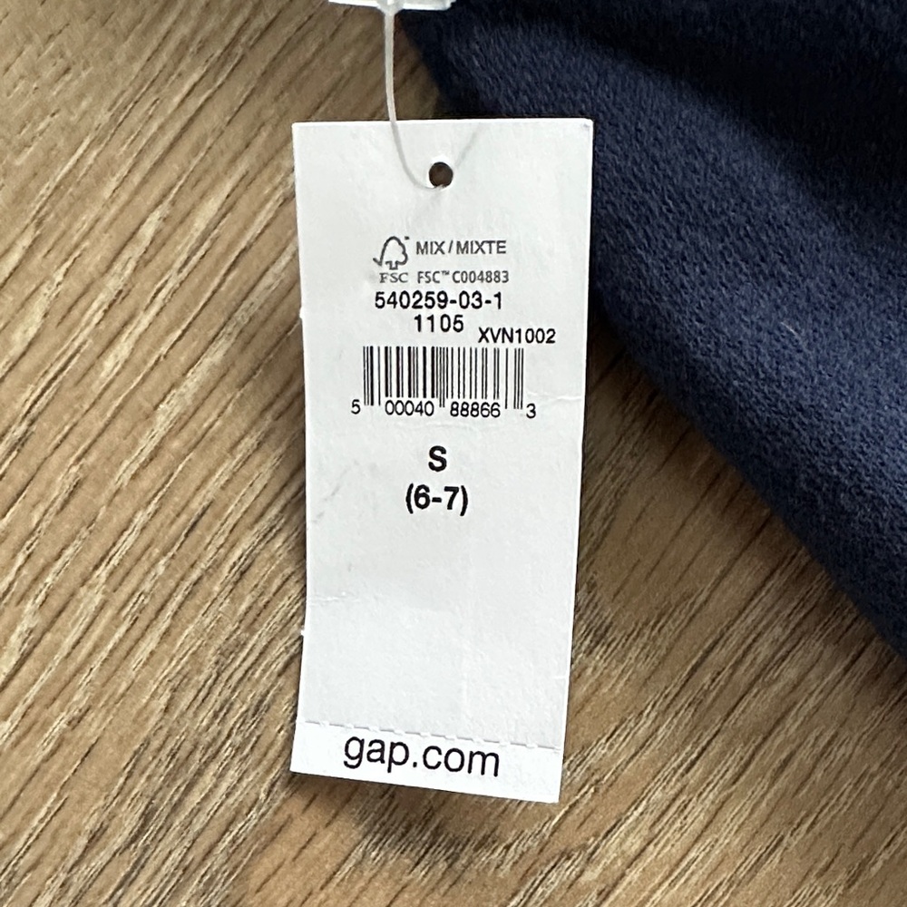 GAP Boys Dark Blue Athletic Shorts Size 6/7 NWT - Picture 5 of 5